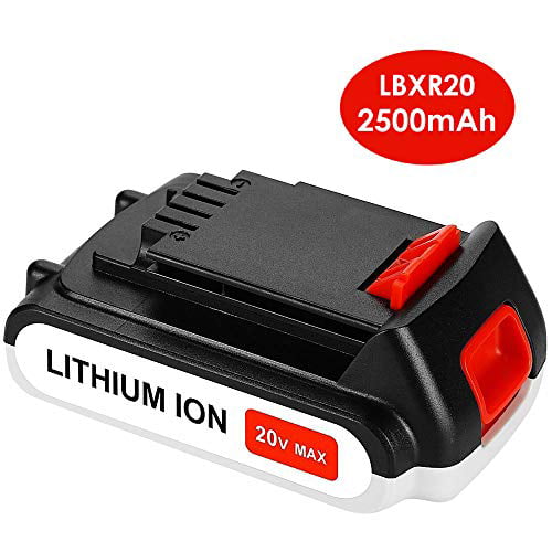LBXR20 6.0Ah 20V MAX Replacement Lithium Battery Compatible with Black and Decker LBXR20 LB20 LBX20 LBXR2020-OPE LBXR20B-2 LB2X4020 
